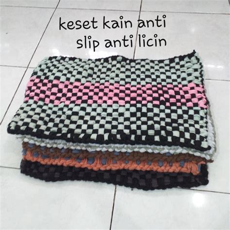 Jual Keset Kain Anti Selipkeset Kaki Kain Anyam Tebal Lap Kaki Kain