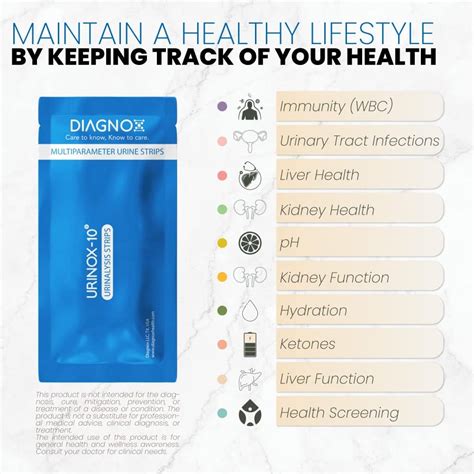 Urinox Multiparameter Urine Test Strips Diagnox Off