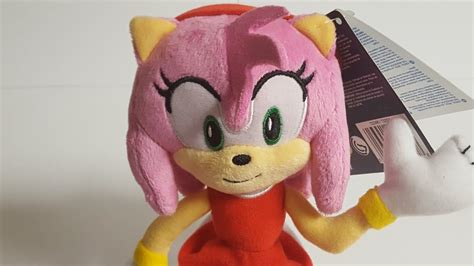 Amy Rose Sonic Boom 8” Plush Doll Sonic The Hedgehog Tomy