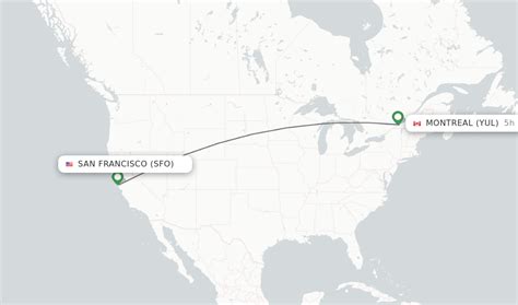 Direct Non Stop Flights From San Francisco To Montreal Schedules