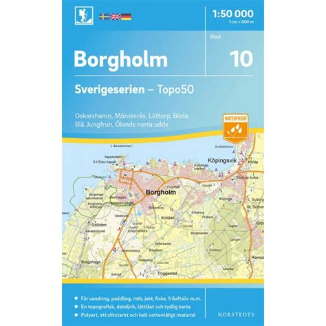 Borgholm Schweden Norstedts Topo Landkartenschropp De