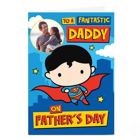 Buy Photo Superman Fathers Day Card Fantastic Daddy For Gbp 2 29