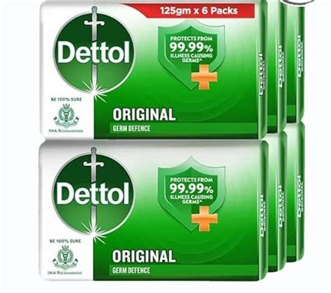 Dettol Original Germ Protection Bathing Soap Bar For Regular Use Packaging Size 125gm At Rs