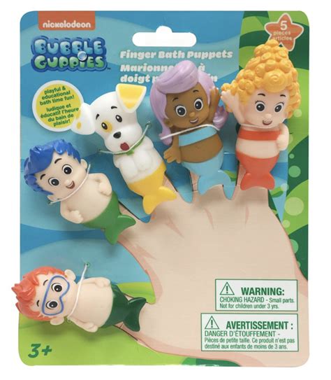Nickelodeon Bubble Guppies Finger Puppets - Educational, Party Favors