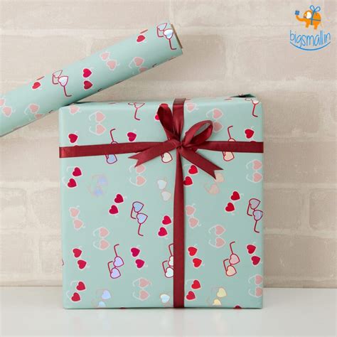 Hearty Sunglasses T Wrapping Paper Roll