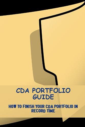 Cda Portfolio Guide How To Finish Your Cda Portfolio In Record Time By Willie Dershem Goodreads