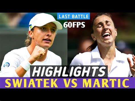 Iga Swiatek Vs Petra Martic Highlights Last Match Before Wimbledon