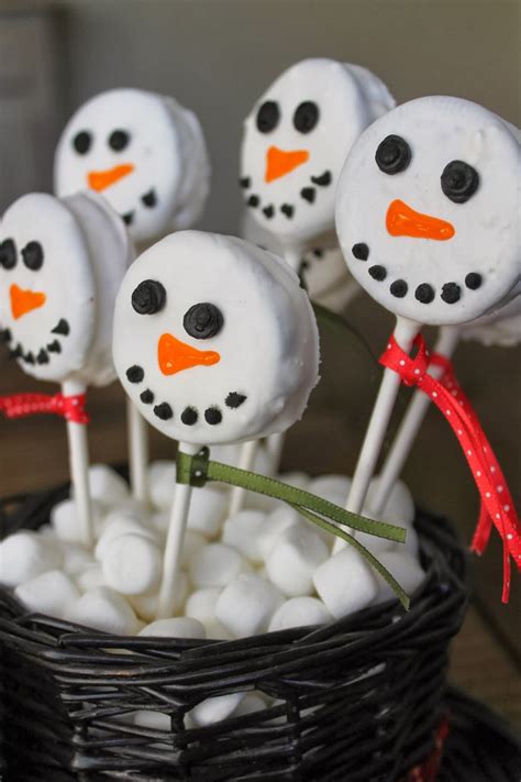 Oreo Snowman Pops Carolina Charm