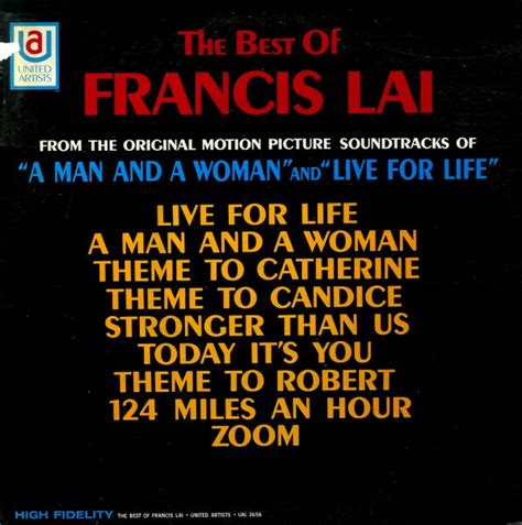 Francis Lai Best Of Francis Lai Lp Vinyl Record Album