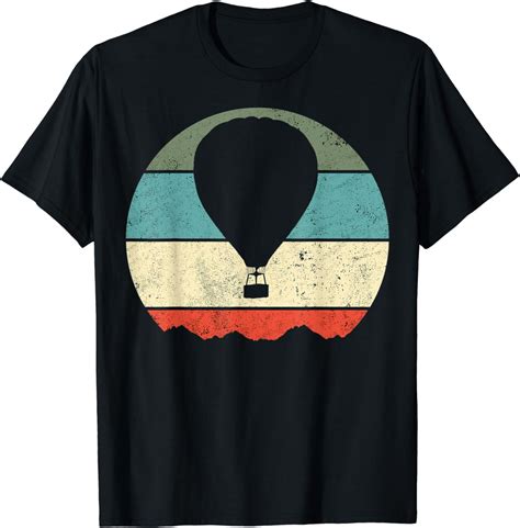 Hot Air Balloon Retro T Shirt Clothing Shoes And Jewelry