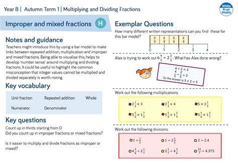 Improper And Mixed Fractions Questions Maths