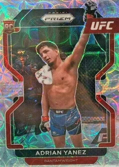 Adrian Yanez 2022 Prizm UFC 107 Premium Box Set 99 Price Guide