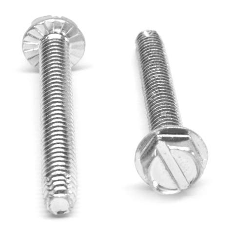 14 20 X 12 Coarse Thread Thread Cutting Screw Slotted Hex Washer Head With Serration Type F