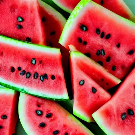 Delicious Watermelon Juicy Watermelon Macro Stable Diffusion