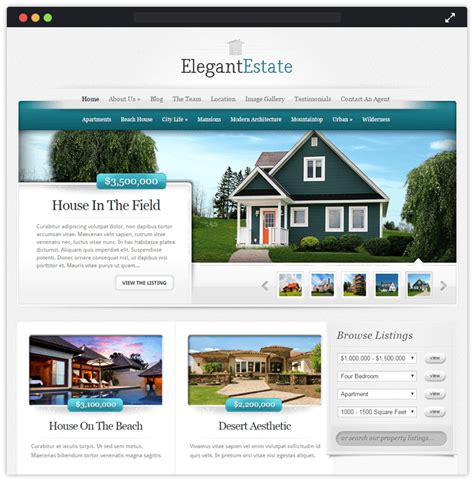 15 Best Real Estate WordPress Themes For Agents | InkThemes