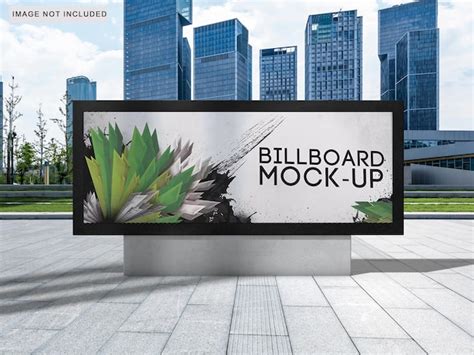 Modern City Advertisement Billboard Mockup Psd Premium