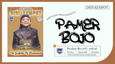 Didi Kempot Pamer Bojo Official Music Video Youtube