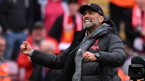 Jurgen Klopp Pulls Hammy Celebrating Liverpools Game Winner