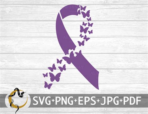 Lupus Awareness Butterfly Ribbon SVG Lupus Awareness SVG - Etsy