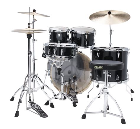TAMA IP52H6W-HBK Imperialstar Schlagzeug + Hardware + Becken, hairline ...