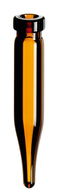 Fisherbrand Mm Glass Crimp Neck Vial Amber Conical Ml Mm