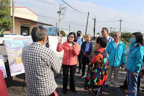 強固斗南道路改善及農水路建設 張麗善會同地方民代現勘