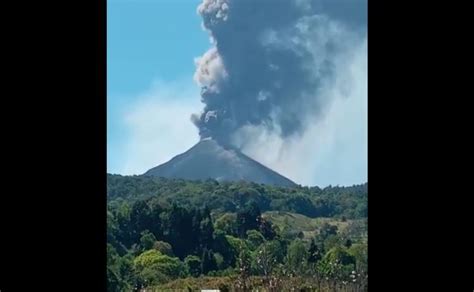 Contin A La Actividad Eruptiva En El Volc N De Pacaya Chapin Tv