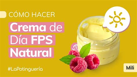 Cómo hacer Crema de Día con FPS NATURAL Aceite de Frambuesa y de