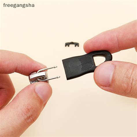 FREG 10Pcs Replacement Zipper Head Tool Free Removable Zipper Puller