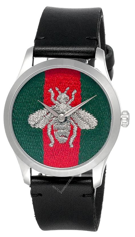 Gucci G Timeless Malachite Green Dial Mens Watch Ya126463