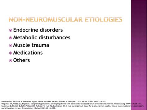 Approach To Creatine Kinase Elevation PPT