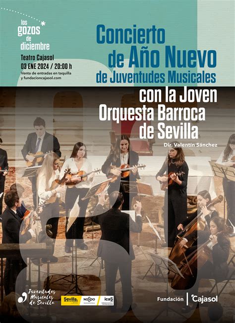 CONCIERTO DE AÑO NUEVO DE JUVENTUDES MUSICALES CON LA JOVEN ORQUESTA