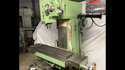 Vertical Milling Machine Rigiva 900 Mm X 225 Mm YouTube