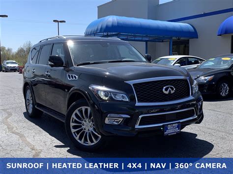 Pre Owned Infiniti Qx Base Sport Utility In Alliance Ee A