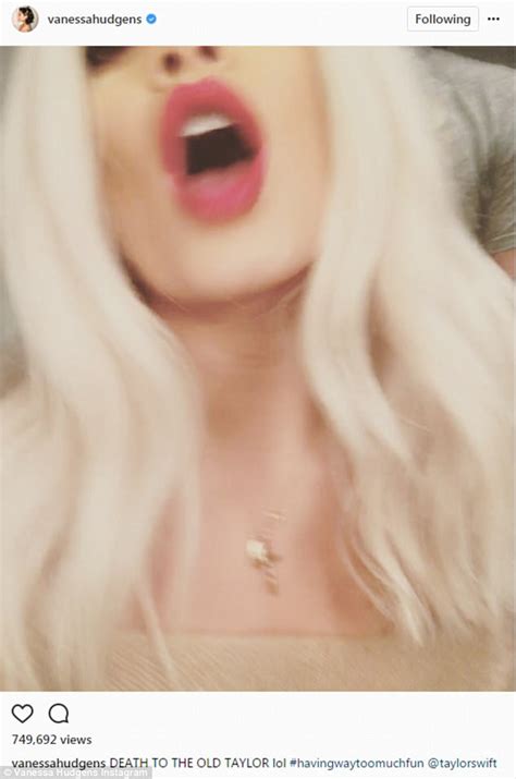 Vanessa Hudgens Turns Heads In A Platinum Blonde Wig Daily Mail Online