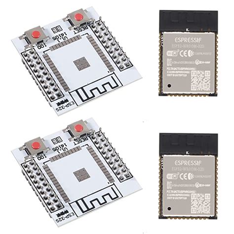 DORHEA 4PCS ESP32 Module 2PCS ESP 32S Matching Adapter Board WiFi