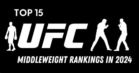 TOP 15 UFC MIDDLEWEIGHT RANKINGS IN 2024