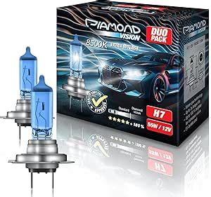 Amazon Diamond Vision 2x H7 12V 55W Xenon Look Halogen Car