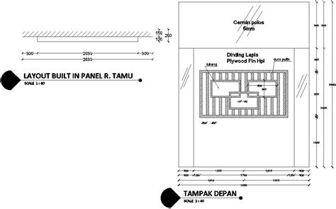 Living Room Wall Niche Design Details In Autocad Dwg File Cadbull