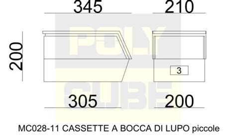 Mc Cassette Metalliche A Bocca Di Lupo Versione Piccola Mm X