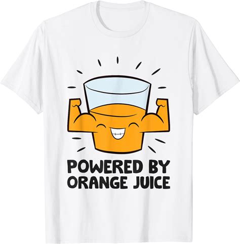 Powered By Orange Juice T Shirt