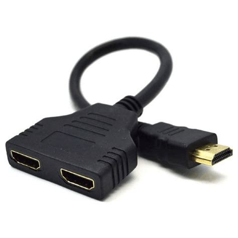 Адаптер і перехідник Cablexpert DSP 2PH4 04 HDMI 2xHDMI Black