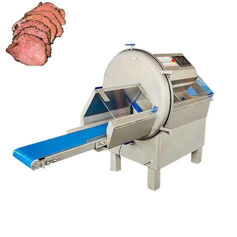 Electric Frozen Meat Cutting Industrial Sausage Bacon Beef Chicken