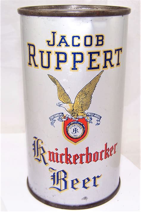 Lot Detail Jacob Ruppert Knickerbocker O I Flat Top Beer Can