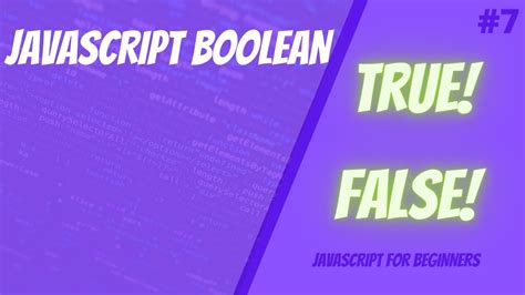 Learn How To Use Boolean Operators Javascript Tutorial For Beginners Youtube