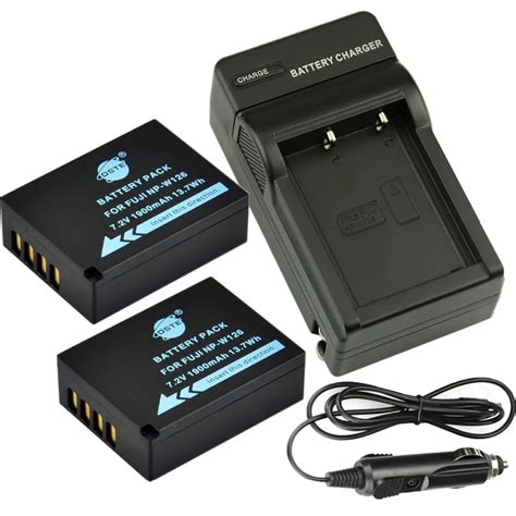 Dste Pcs Np W Np W Np W S Camera Battery With Travel Charger