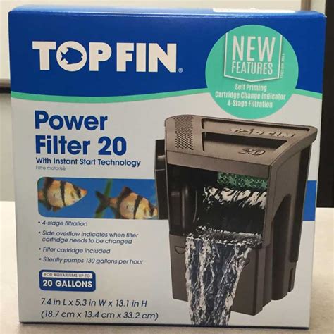 Top Fin 5 Gallon Filter at Fish Tank Filter