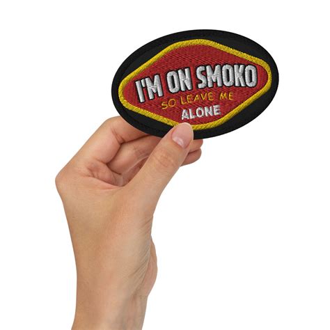 I'm on Smoko, the Chats, Patch, Leave Me Alone, Embroidered Patches - Etsy