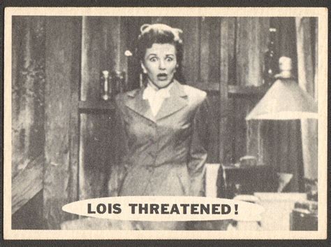 SUPERMAN original 1950'S tv series # 55 trading card PHYLLIS COATES ...