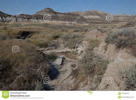 Drumheller Badlands Alberta Scenery Travel Stock Image - Image of ...